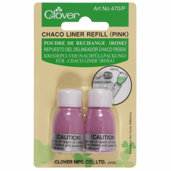 Clover Chaco Liner Refill Twin Pack Pink